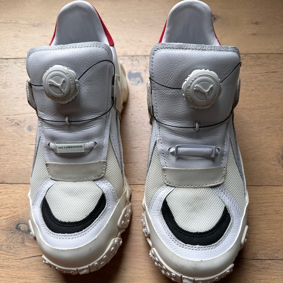 Puma x Han Kjobenhaven Trailfox Disc White Leather Mens - Picture 3 of 7